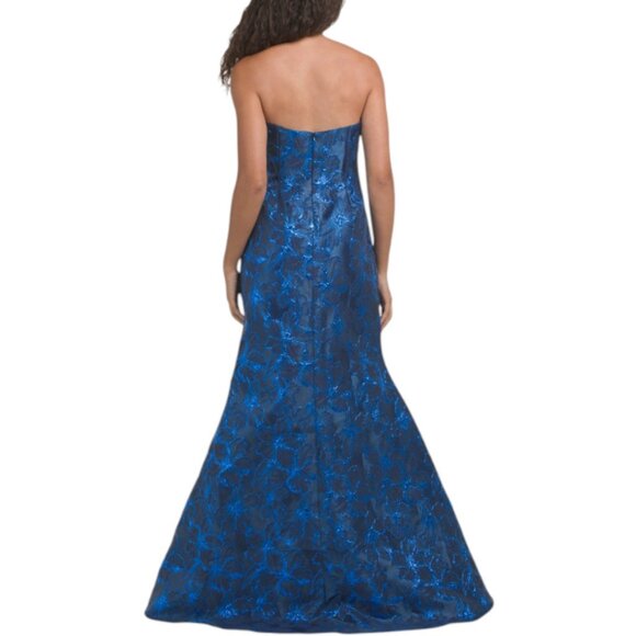 RENE BY RENE RUIZ Strapless Brocade Mermaid Gown - Picture 2 of 3
